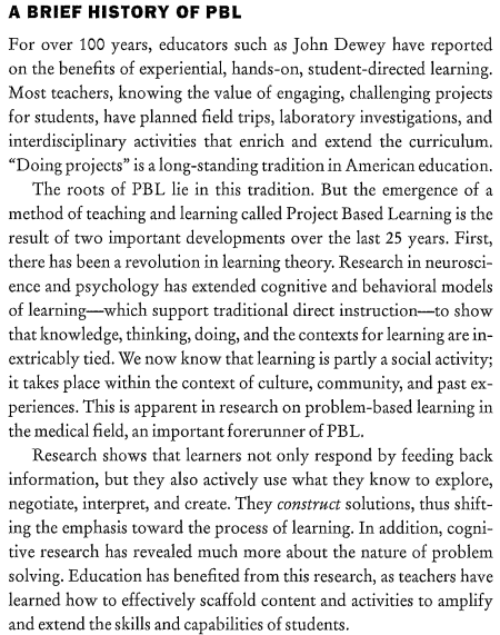 pbl excerpt